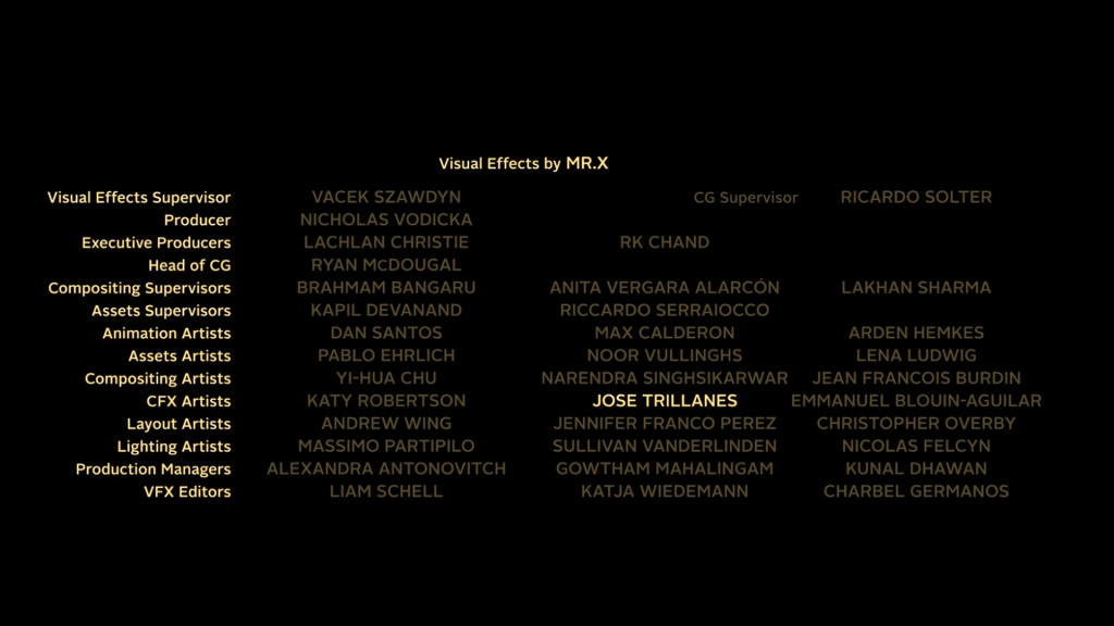 The Princess Credits